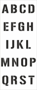 Mehrwegschablone Buchstaben 9